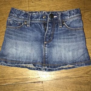 Gap T2 mini blue jean denim skirt